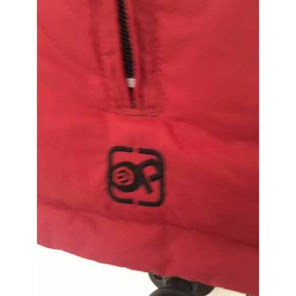 Op Men's Burgundy Athletic Full Zip Puffer Vest Jacket Lined Size XL - Picture 7 of 11